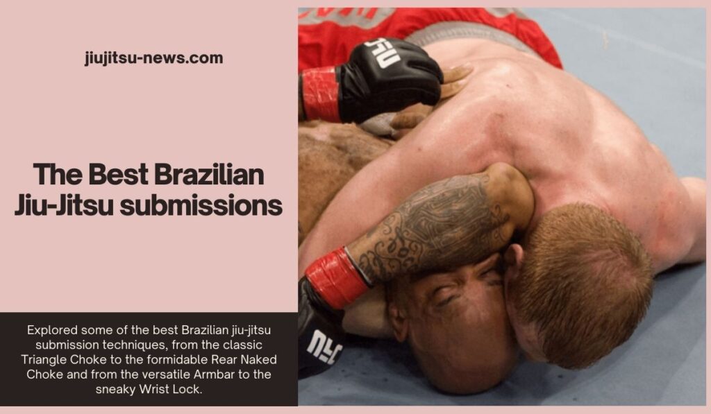Brazilian Jiu-Jitsu submissions
